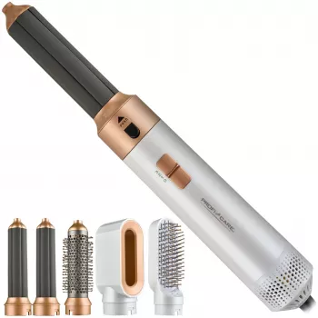 Karšto oro formuotojas Profi-Care 331321 baltas-rožinis — 4-in-1 daugiafunkcis stilius, 5 antgaliai, 1000 W, 3 temperatūros režimai