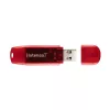 USB atmintukas Intenso 128 GB USB Type-A 2.0 Raudonas permatomas