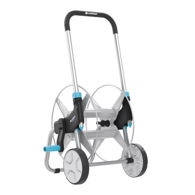 Metalinis žarnos vežimėlis Cellfast EXPLORER 60m 1/2 colio