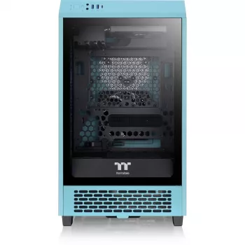 Thermaltake The Tower 200 turquoise Tempered Glass Mini Tower korpusas