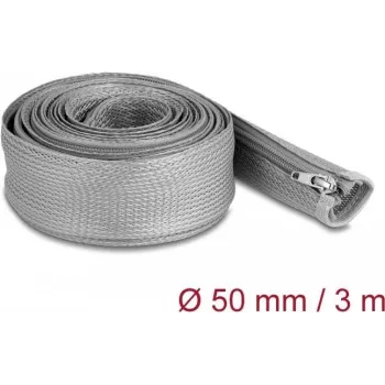 Pintas kabelių apvalkalas DeLOCK 20838 3 m x 50 mm pilkas