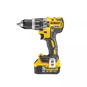 Belaidis gręžtuvas DeWALT DCD796P2 18V Li-Ion 5Ah Beklėdinis griebtuvas 13 mm, 2 pavaros, 1,8 kg