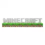 Paladone Minecraft Logo Light – šviečiantis užrašas su žemės blokų pagrindu