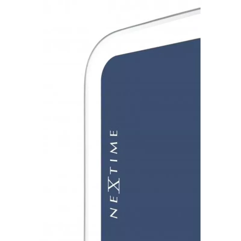 NeXtime 3072bl Thumbs up sieninis laikrodis, 40,5x41,5 cm, mėlynas/sidabrinis