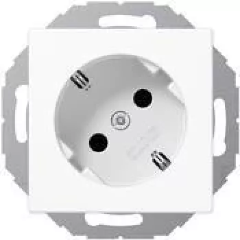 Jung SCHUKO kištukinis lizdas 16A 250V 45° A 520-45 KI WW (A520-45KIWW)