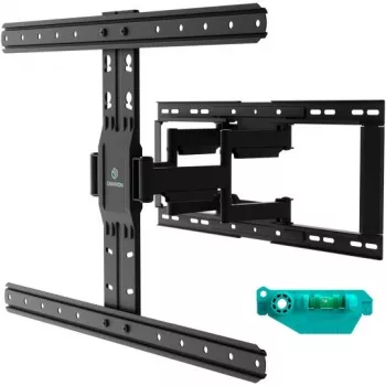 Grindinis TV stovas ONKRON SM6-B 32–90 colių ekranams, 50 kg, VESA 200×200–600×400, pakreipimas -10–5°, pasukimas 40°