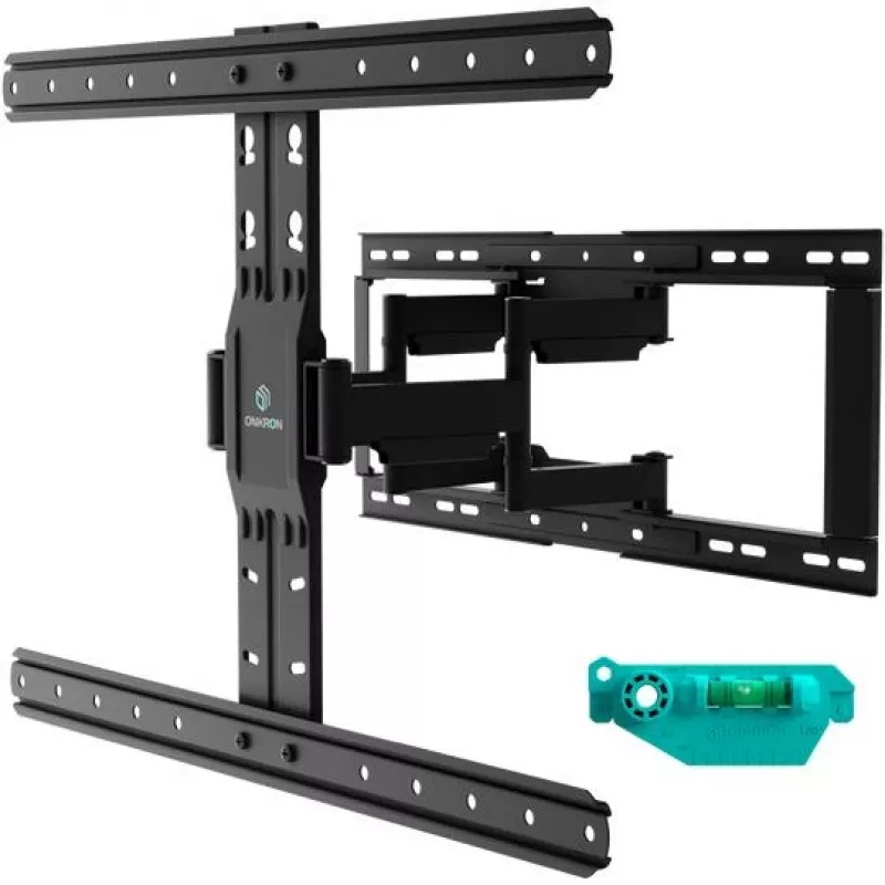 Grindinis TV stovas ONKRON SM6-B 32–90 colių ekranams, 50 kg, VESA 200×200–600×400, pakreipimas -10–5°, pasukimas 40°