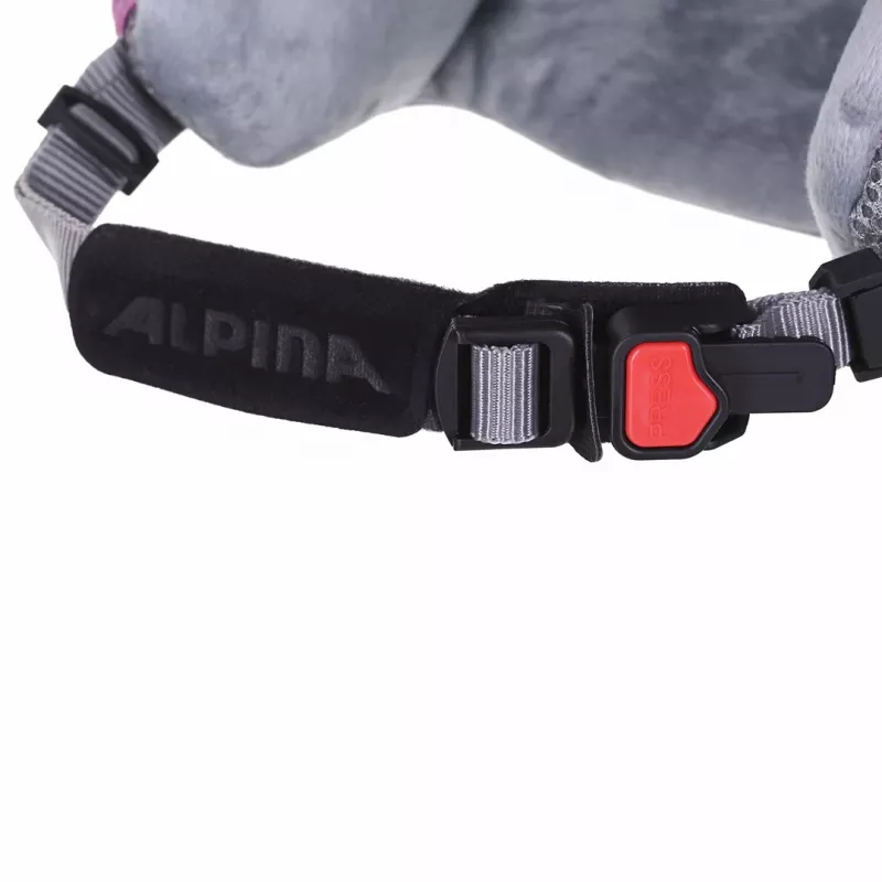 Žieminis šalmas ALPINA ZUPO (šviesiai rožinis matinis, 51-55 cm, naujas 2021 m.)