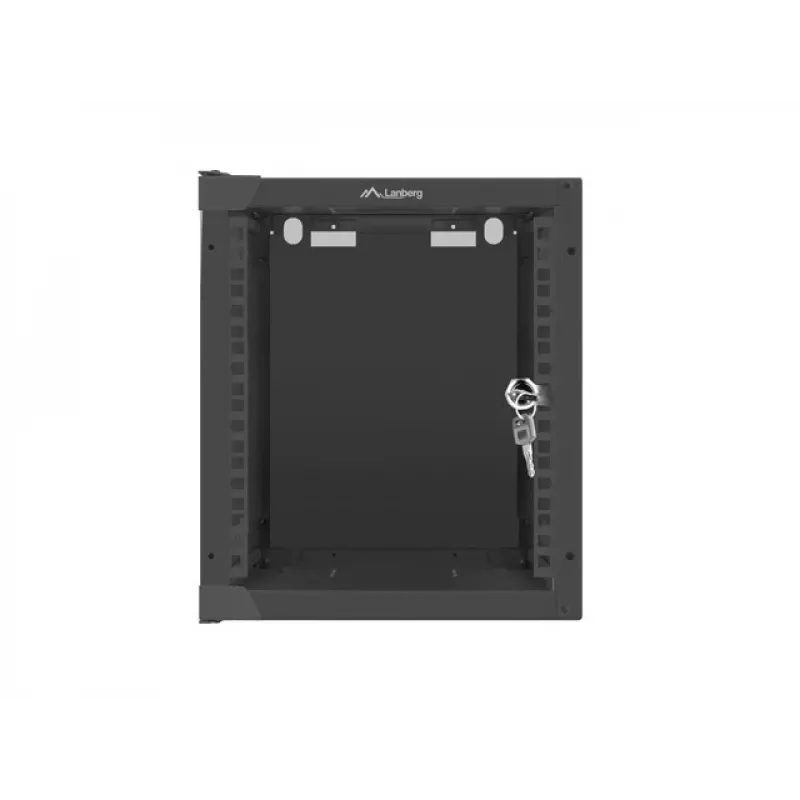 Sieninis stovas LANBERG WF10-2306-10B — 6U, 280×310×336 mm, gylis 238 mm, juodas, 20 kg talpa