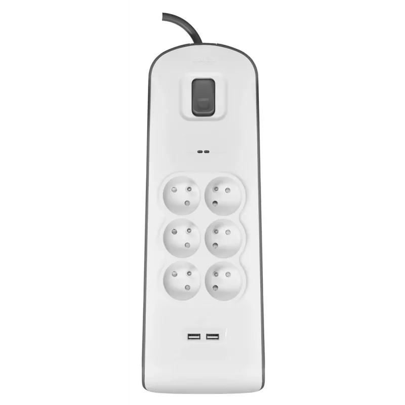 Apsauginis filtras Belkin BSV604ca2m Baltas 6 AC lizdai 2 m