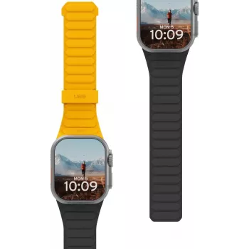 UAG Pathfinder dirželis Apple Watch 49/46/45/44 mm geltonai juodas