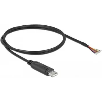 Delock 90524 USB 2.0 į RS-232 nuoseklus adapteris, juodas