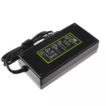 Maitinimo adapteris Green Cell AD56P 150W 19,5V 7,7A, skirtas ASUS nešiojamiesiems kompiuteriams, vidaus naudojimui, juodos spalvos