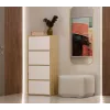 ALMA komoda artisan ąžuolas/baltas