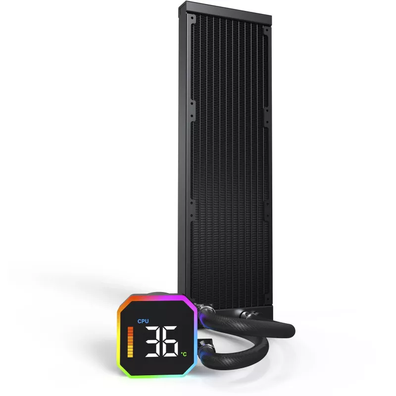 CPU aušintuvas MONECH HyperFlow Digital 360 juodas