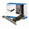 LogiLink PC0028 USB 2.0 PCI kortelė, 4 išoriniai + 1 vidinis prievadas