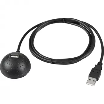 Wentronic USB laidas - USB A tipas, 4 kontaktų (kištukas) - USB A tipas, 4 kontaktų (lizdas) - 1,5 m - magnetinis stovo pagrindas (68913)