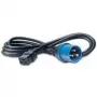 Maitinimo laidas Bachmann 346.112 juodas mėlynas 3 m IEC 309 C19
