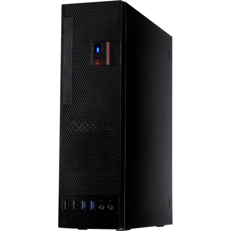 Korpusas Inter-Tech S-331 Desktop, Mini-ITX / Micro ATX, juodas