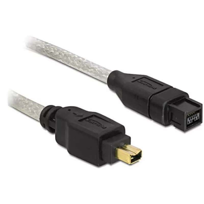 FireWire A/B kabelis DeLOCK 82588 1,0 m pilka