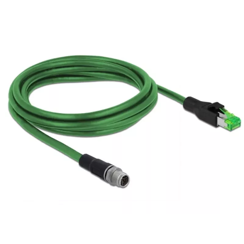Tinklo kabelis DeLOCK 85438 RJ45 Ethernet Cat6 2m Juodas