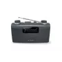 Nešiojamas radijo imtuvas Muse M-058 R — AM/FM, sukamas garsumo reguliatorius, baterijos arba 230 V maitinimas, juoda/pilka