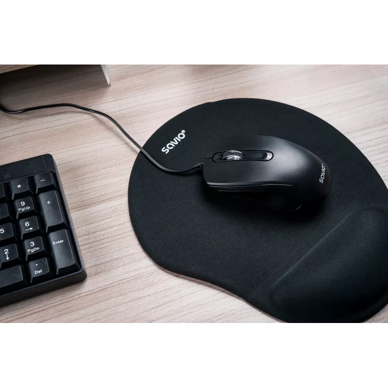 Savio KB-01 klaviatūra Home/Office USB QWERTY US English juoda