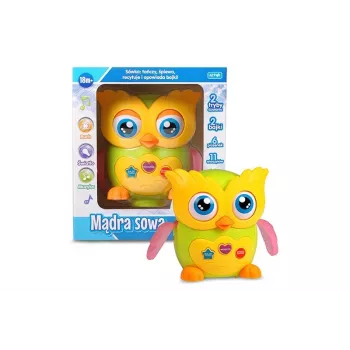 Interaktyvus mokomasis žaislas Artyk E-Edu Wise Owl model 137792 su garsu ir šviesomis