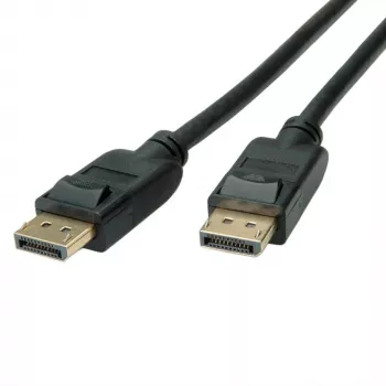 ROLINE DisplayPort kabelis - DisplayPort (M) į DisplayPort (M) - DisplayPort 1.3 - 2 m - 4K palaikymas - Juoda (11.04.5811)