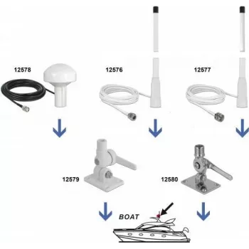 NAVILOCK - antena - Navigacija - 28 dBi - kryptinė - lauke, viduje, laivas