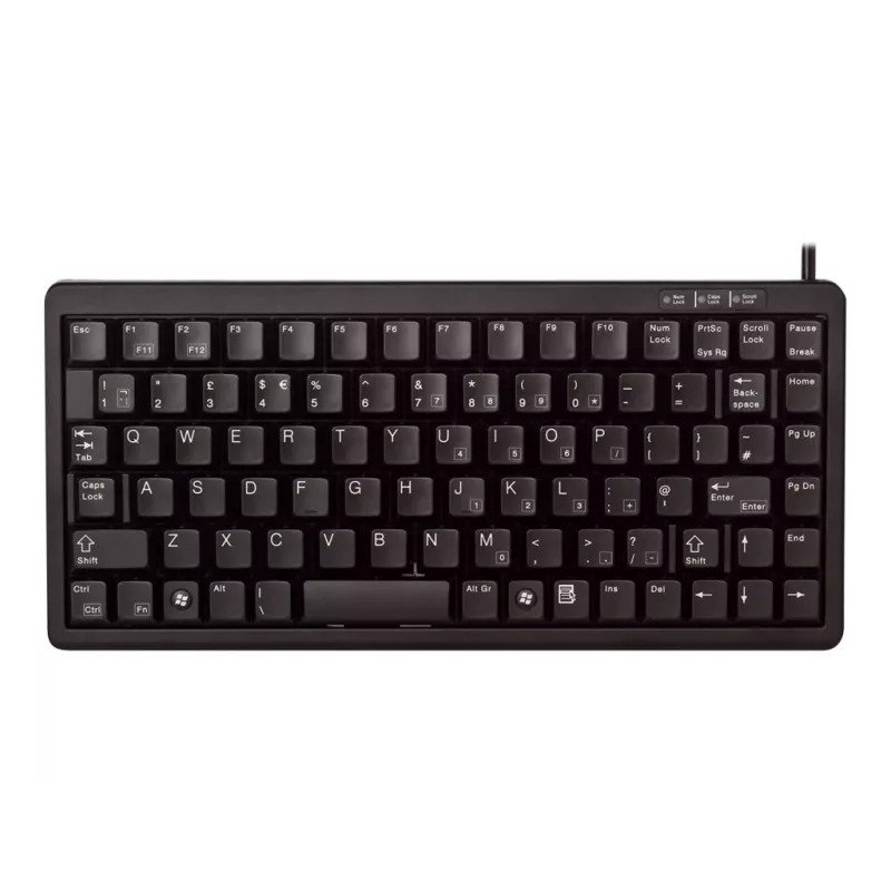 Klaviatūra CHERRY G84-4100 universali USB QWERTY JAV anglų juoda