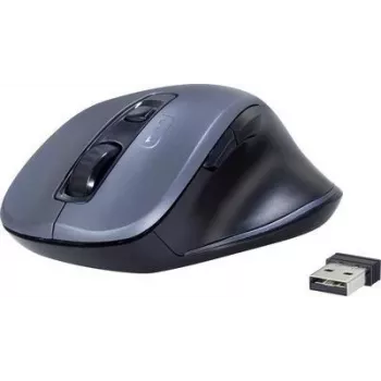 Renkforce Bluetooth®, belaidė 3D optinė pelė, ergonomiška, pilka (RF-4509684)