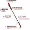 Genėjimo žirklės EINHELL GP-LS 18/28 Li T BL-Solo — belaidės teleskopinės aplenkiminės genėjimo žirklės, 18 V, pjovimo galia 2,8 cm, aliumininis kotas