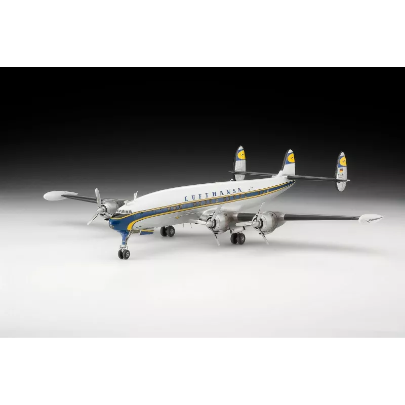 Plastikinis modelio rinkinys REVELL Lockheed L.1049G Super Constellation Lufthansa mastelio modelis