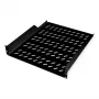 Rack lentyna ROLINE 19 colių 2 U 550 T 25 kg talpa juoda