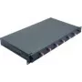 Tinklo kabelis Helos LWL 19 colių Splice Box 6 x LC Duplex OM4 375557 Juoda