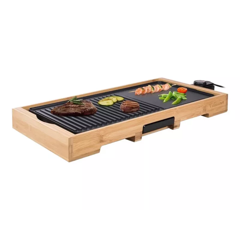 Elektrinis kepsninė stalviršiui Tristar BP-2641 Bamboo Grill XL