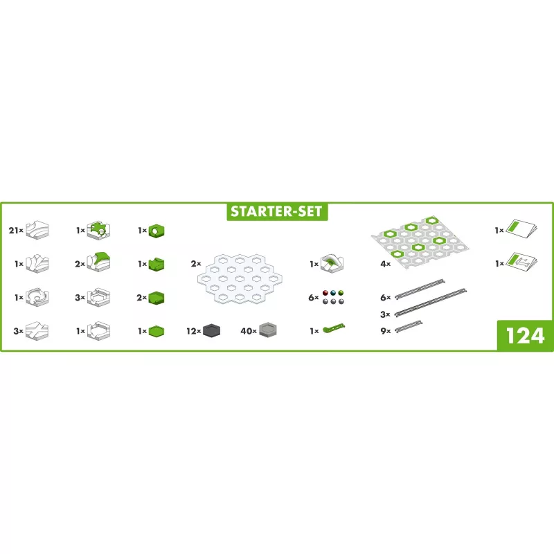 Stalo žaidimas Ravensburger Gravitrax 22410, rekomenduojamas amžius 8+