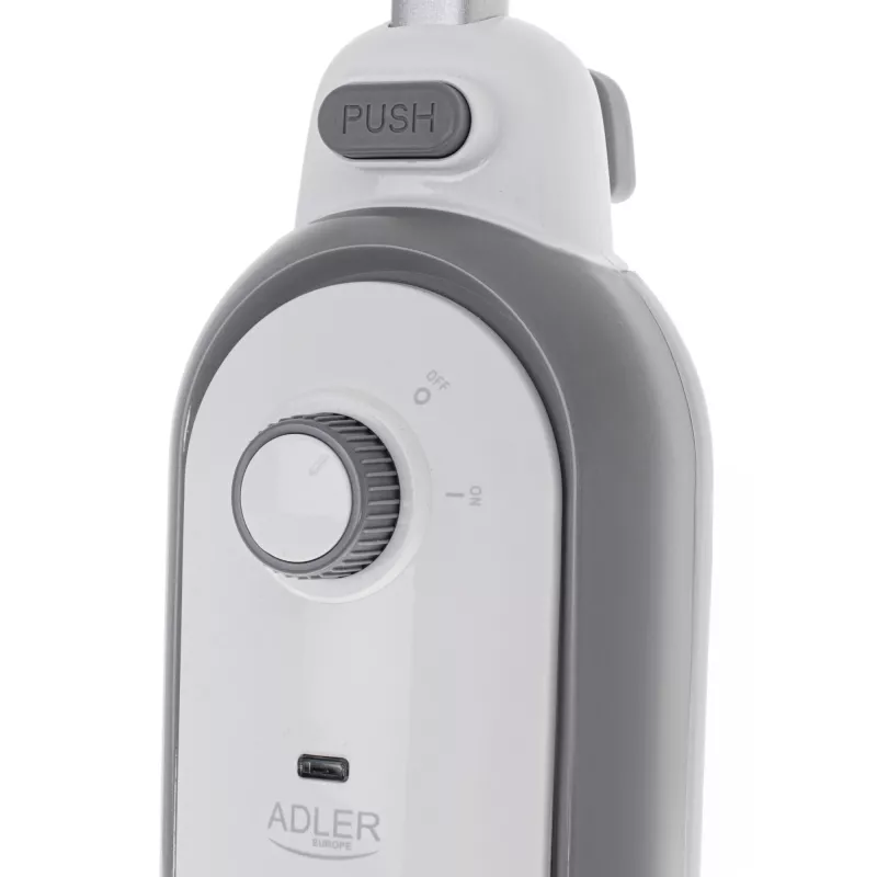 Garų šluotuvas Adler AD 7057 1300W 0.38L Baltas/Pilka