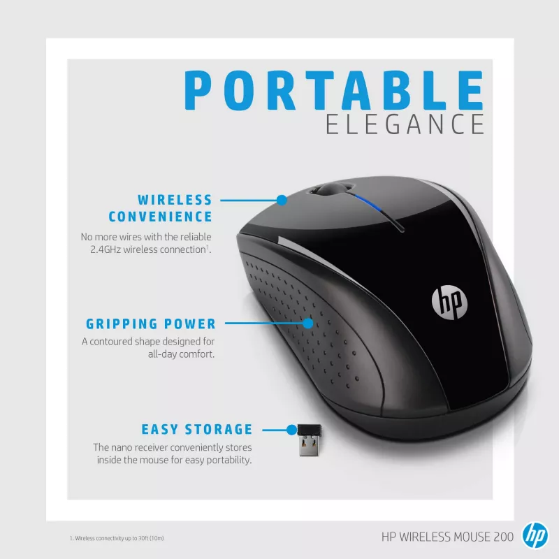 HP Wireless Mouse 220 belaidė pelė