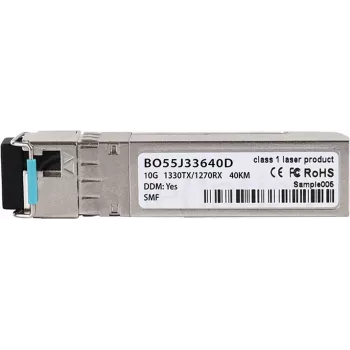 SFP+ skaidulinis siųstuvas-imtuvas CBO EX-SFP-10GE-BX33-40 vienmodis 10G BiDi TX1310/RX1550 40 km