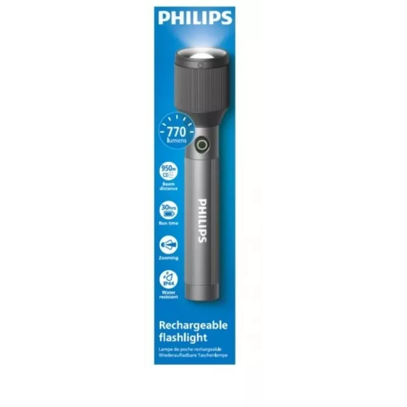 Žibintuvėlis Philips įkraunamas USB-C 770 lm 3000 mAh