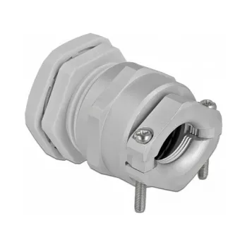 Kabelio įvadas DeLOCK 60362 pilkas metalas plastikas