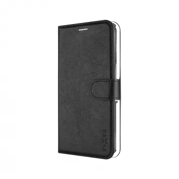 Fixed Opus Knyginis Dėklas Samsung Galaxy S26 Ultra, Dirbtinė Oda, Juoda