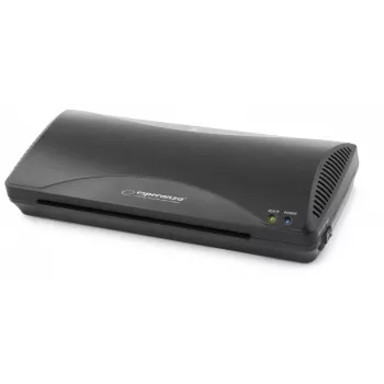Karšto/šalto laminavimo aparatas ESPERANZA EFL001 — A4, 24 cm maks. plotis, 80–125 µm plėvelė, 250 mm/min, 0,6 mm storis