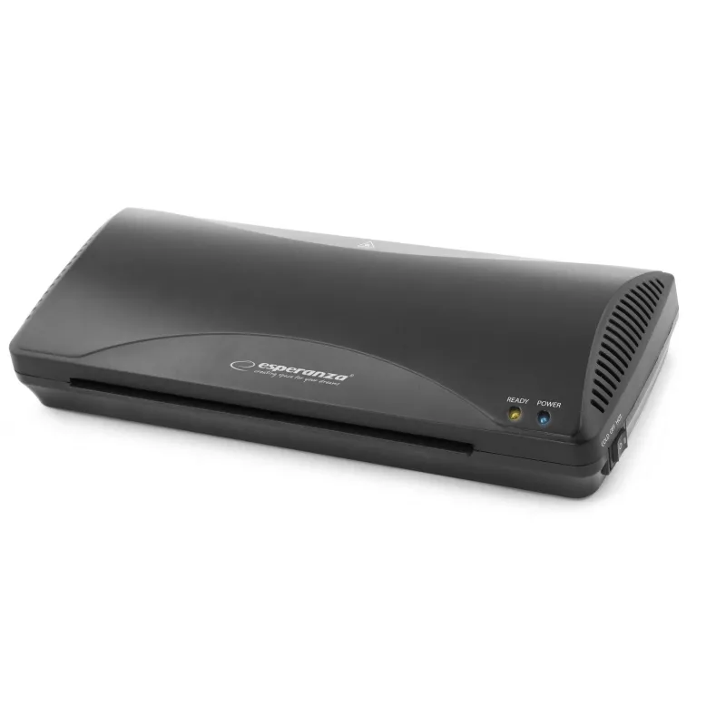 Karšto/šalto laminavimo aparatas ESPERANZA EFL001 — A4, 24 cm maks. plotis, 80–125 µm plėvelė, 250 mm/min, 0,6 mm storis