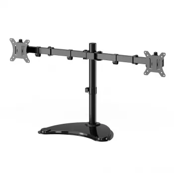 Gembird MS-D2ST-02 Monitorinis stovas (rotacija, pakreipimas, pasukimas), 13”–32”, juodas