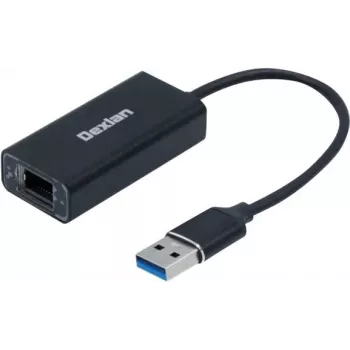 Ethernet USB 3.0 adapteris Dexlan 310765, aliuminio korpusas, Gigabit LAN