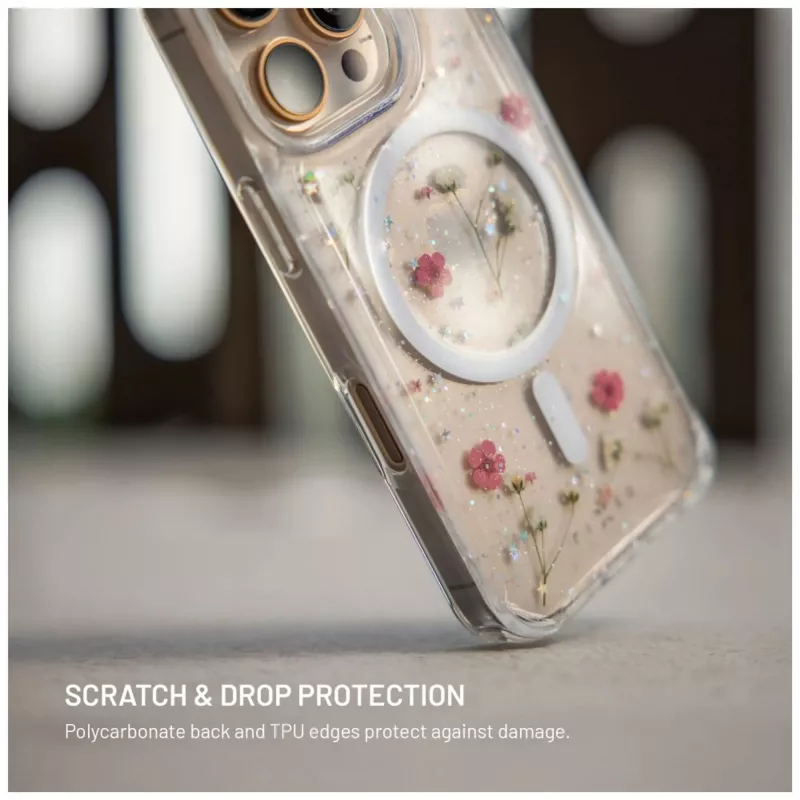 Galinis dangtelis FIXED, skirtas Apple iPhone Air — TPU, suderinamas su MagBloom, Blush Plum