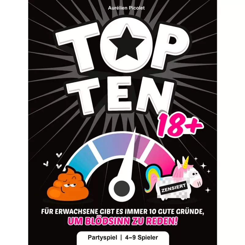 Top Ten 18+ – žaidimas vakarėliams